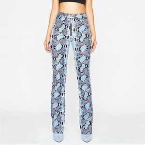 Dolls kill pleather snake pants